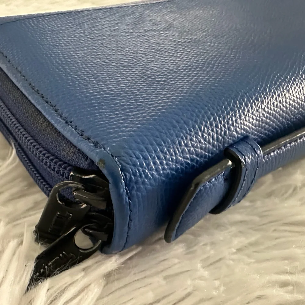 Tumi Horizon Double Zipper‎ Organizer Travel Wallet Clutch